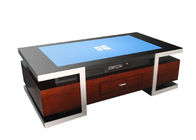 A gaveta da mesa de centro do toque denomina a tabela de jogo interna do café do tela táctil do monitor do LCD da Multi-função do ósmio de Windows