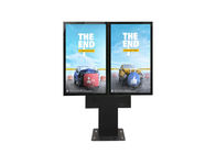 Display lcd de tela dupla painel externo de sinalização digital tela lcd para publicidade de preço ao ar livre