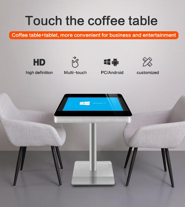 A tela interativa impermeável do Lcd toca na tabela de jogo esperta da mesa de centro com toque para a alameda ou o restaurante