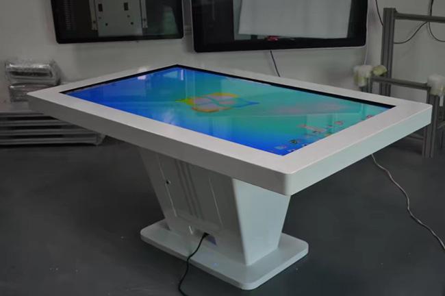 Quiosque da tabela do toque da tabela do tela táctil do LCD de 55 polegadas multi