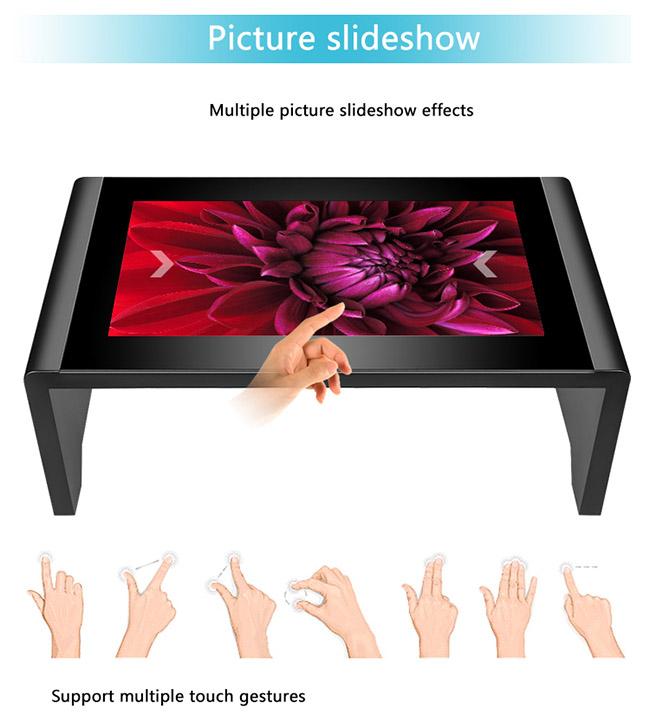 Mesa de centro esperta do LCD Multitouch do toque de uma personalização de 43 polegadas com Windows