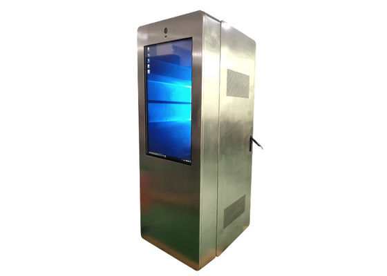 Exposição portátil do LCD de 43 cartazes a pilhas capacitivos exteriores impermeáveis de Digitas da polegada exterior