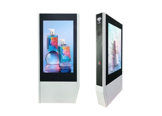 55 exposição exterior impermeável Dustproof do LCD do Signage do preço de fábrica IP65 da boa qualidade da polegada Digitas com posição do assoalho