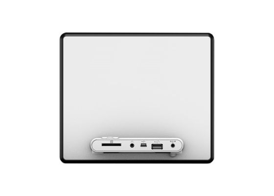 8 polegadas de luz de fundo LCD HD 1024 * 600 quadro fotográfico digital com quadro de madeira e função completa para MP3 / WMA / AAC / WAV formato de áudio