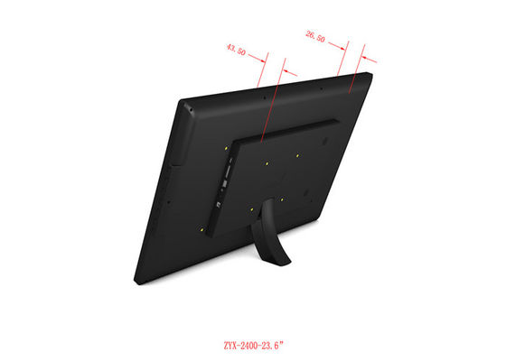 24 molduras para retrato do luminoso HD 1024*600 do LCD da tela da polegada que joga a função completa do filme eletrônico da música da imagem do álbum