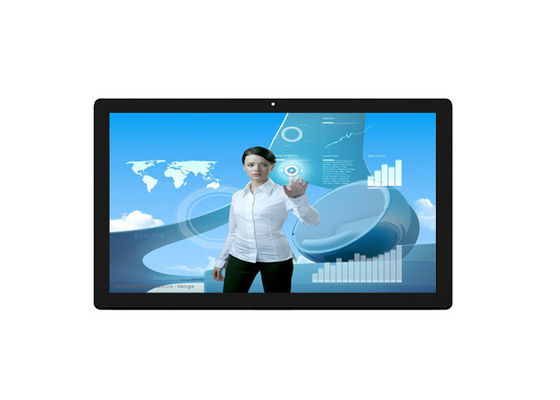 Quadro digital a pilhas da foto do quiosque fino por atacado da exposição da montagem da parede de WiFi quadro digital da foto de 27 polegadas