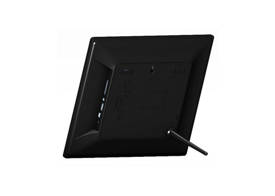 Exibição LCD 12.1 polegadas Quadro de foto digital com aplicativo gratuito de compartilhamento de nuvem e quadro de madeira