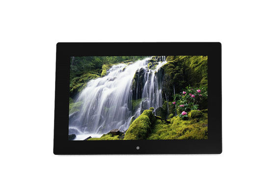Popular chinês 12.1 polegadas quadro de foto digital com botões silenciosos para marca