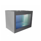 Tela de exposição do Lcd do tela táctil de 43 polegadas/mostra transparentes de Digitas com exposição moderada do Lcd do vidro