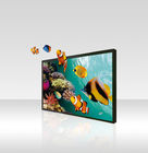 3D exposição livre de vidro interativa inteligente painel LCD da definição de 4K 3840 * 2160