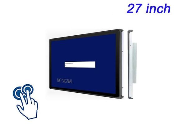 27 polegadas de tela sensível ao toque embutida para stands de exposições, sistemas educacionais, monitores de salas de conferências e soluções de varejo avançadas