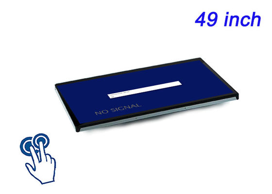 Display de toque incorporado de 49 polegadas para sistemas de controle de fabricação, instrumentos de laboratório, terminais públicos e painéis HMI