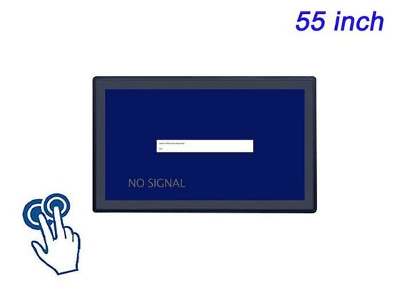 Monitor de toque incorporado de 55 polegadas para telas interativas, sistemas de varejo, aparelhos inteligentes e sinalização digital