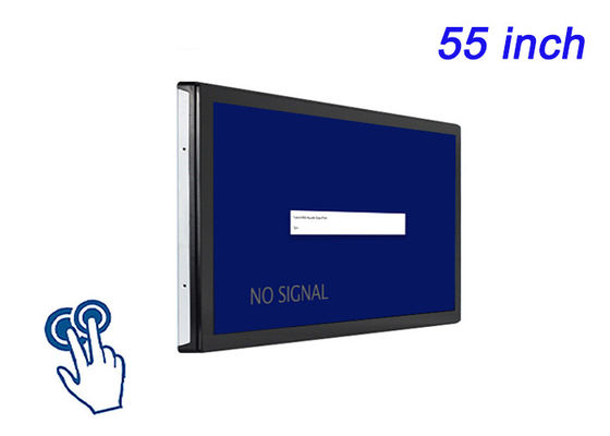 Monitor de toque incorporado de 55 polegadas para telas interativas, sistemas de varejo, aparelhos inteligentes e sinalização digital