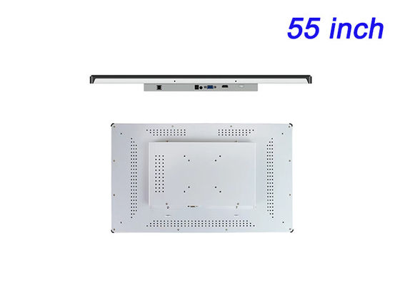 Monitor de toque incorporado de 55 polegadas para telas interativas, sistemas de varejo, aparelhos inteligentes e sinalização digital