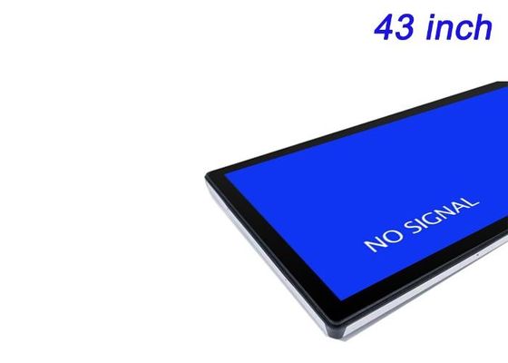 Monitores incorporados de 43 polegadas para smart city displays, interfaces de estádios, publicidade imersiva e monitoramento industrial de ponta