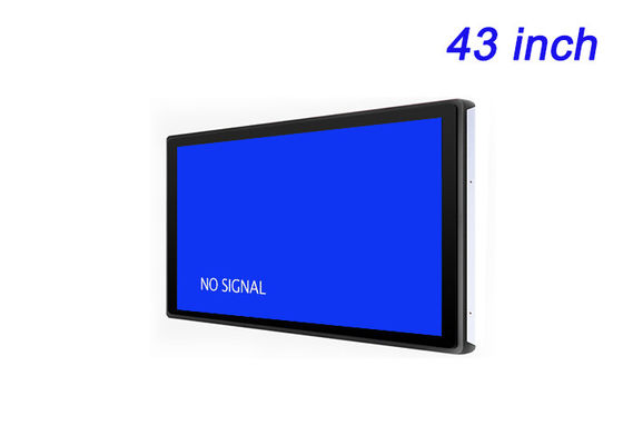 Monitores incorporados de 43 polegadas para smart city displays, interfaces de estádios, publicidade imersiva e monitoramento industrial de ponta