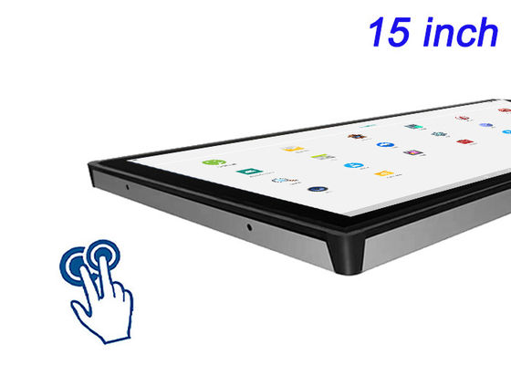 15 polegadas Android Embedded touch screen para sistemas de segurança, automação de armazém, máquinas de venda automática e interfaces de transporte