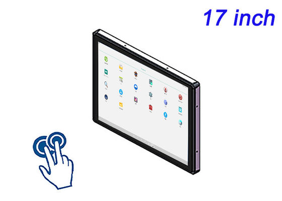 17 polegadas Android Embedded Touch Display para painéis de controle aeroespacial, terminais públicos, instrumentos de laboratório e painéis de fábrica