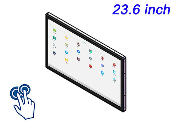 23.6 polegadas Android Embedded Touch Display para diagnósticos médicos, máquinas CNC, monitoramento de petróleo e gás e aplicações HMI avançadas