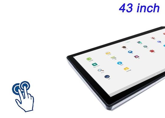 tela sensível ao toque incorporada Android de 43 polegadas para infraestrutura de cidades inteligentes, telas de estádio, experiências de varejo imersivas e quiosques de jogos