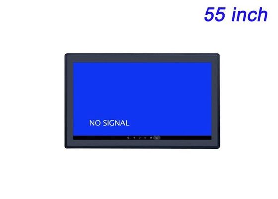 Ecrã incorporado Android de 55 polegadas para sinalização digital, interfaces corporativas, soluções de varejo em grande escala e painéis de exposição