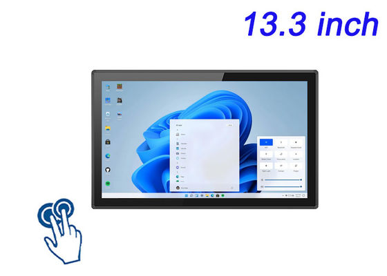 13.3 polegadas Windows Touch Monitor incorporado para caixas de varejo, sinalização digital interativa, smart home hubs e painéis de controle