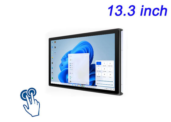 13.3 polegadas Windows Touch Monitor incorporado para caixas de varejo, sinalização digital interativa, smart home hubs e painéis de controle