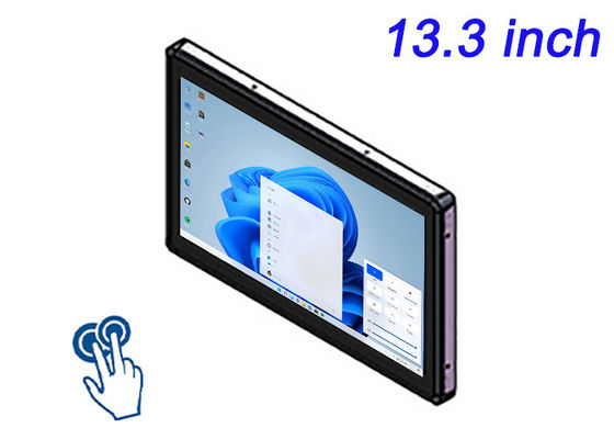 13.3 polegadas Windows Touch Monitor incorporado para caixas de varejo, sinalização digital interativa, smart home hubs e painéis de controle