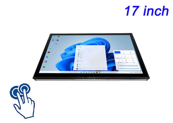 Display Windows Touch Embedded de 17 polegadas para instrumentação aeroespacial, equipamentos de laboratório, sistemas de gerenciamento de energia e painéis de informação pública