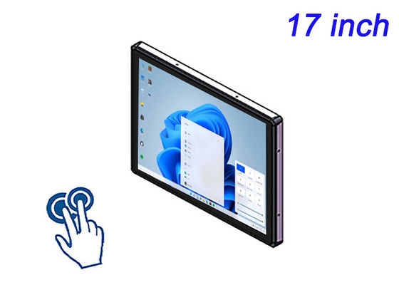 Display Windows Touch Embedded de 17 polegadas para instrumentação aeroespacial, equipamentos de laboratório, sistemas de gerenciamento de energia e painéis de informação pública