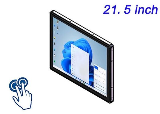 21.5 polegadas Windows Touch Screen Embedded para sistemas de entretenimento, interfaces de treinamento corporativo, soluções de hospitalidade e painéis industriais