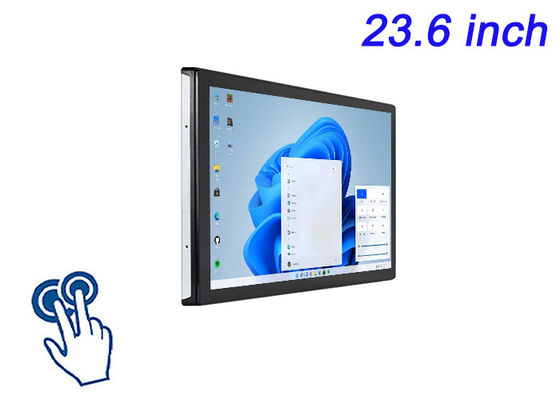 23.6 polegadas Windows touch display incorporado para diagnósticos médicos, máquinas CNC, sistemas de refinaria de petróleo e painéis de controle avançados