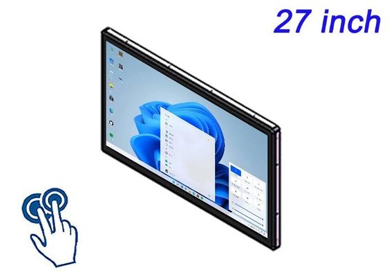 27 polegadas Windows touch embutida tela para feiras, publicidade interativa, aplicativos de varejo de ponta e sistemas de comando