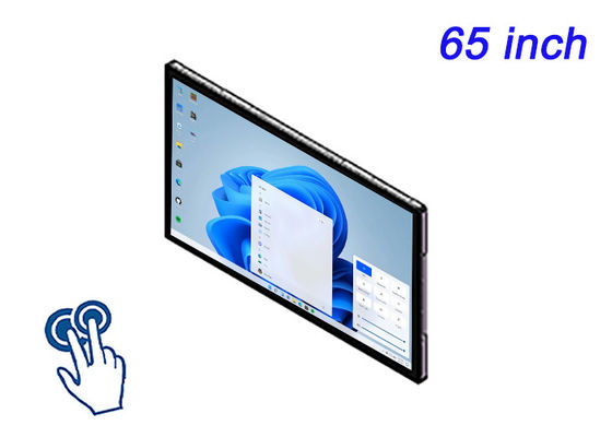 Display Windows Touch Embedded de 65 polegadas para redes de sinalização digital, aplicativos de sala de controle, experiências imersivas e apresentações de alto impacto