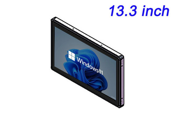 13.3-inch Windows Embedded Monitor para sistemas de varejo, automação de fábrica, aparelhos inteligentes e painéis de informação pública