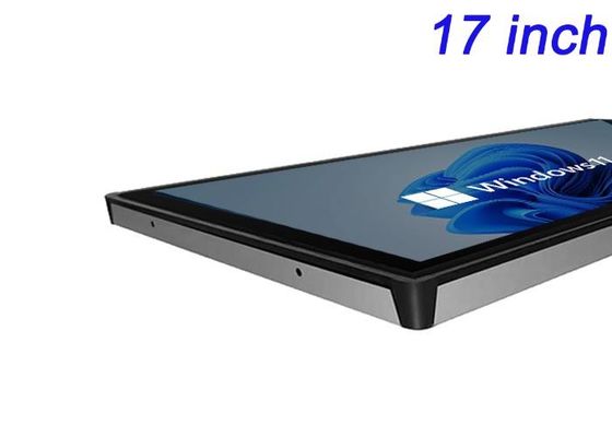 Display Windows embutido de 17 polegadas para aplicações aeroespaciais, instrumentos de laboratório, sistemas de gestão de energia e painéis HMI