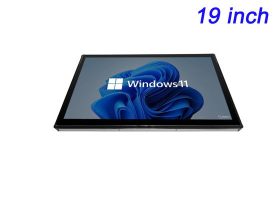 Display Windows Touch embutido de 19 polegadas para pontos de venda, painéis de controle industriais, imagens médicas e bilheteria de transporte