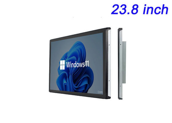 23.8 polegadas Windows touch embutida tela para sinalização digital, tábuas interativas, restaurante mesa de pedidos, e monitoramento de segurança