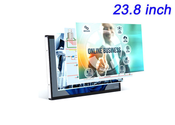 23.8 polegadas Windows touch embutida tela para sinalização digital, tábuas interativas, restaurante mesa de pedidos, e monitoramento de segurança