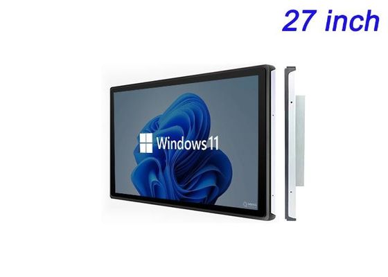 27 polegadas de Windows Embedded Screen para publicidade digital, exposições de feiras, painéis de controle de logística e salas de comando