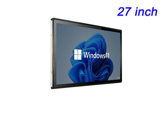 27 polegadas de Windows Embedded Screen para publicidade digital, exposições de feiras, painéis de controle de logística e salas de comando