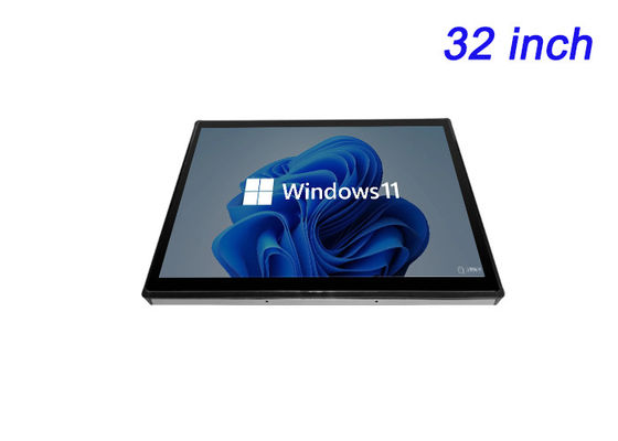Monitores integrados com Windows de 32 polegadas para sistemas de vigilância, monitores de aeroportos, painéis de transporte público e monitoramento industrial