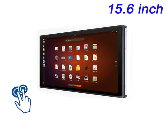 15.6 polegadas Linux Touch Embedded Screen para quiosques públicos, sistemas de gerenciamento de energia, automação de fábricas e telas educacionais