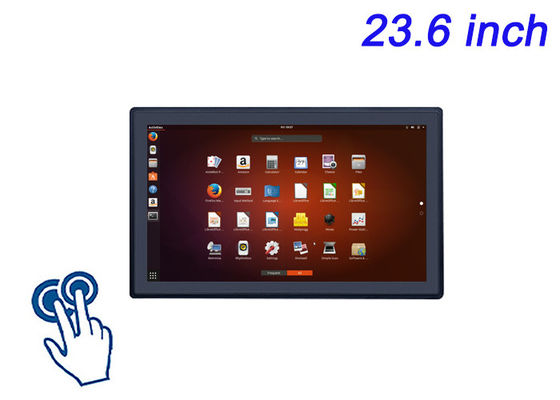 23Ecrã touch Linux incorporado de 0,6 polegadas para máquinas CNC, aplicações de cidades inteligentes, sistemas de monitoramento hospitalares e estandes de exposições