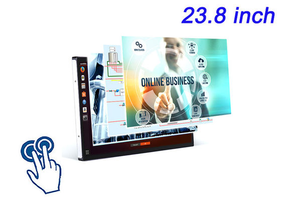 23.8 polegadas Linux Touch Embedded Display para publicidade de varejo, sistemas de gerenciamento de tráfego, painéis de pesquisa científica e centros de comando