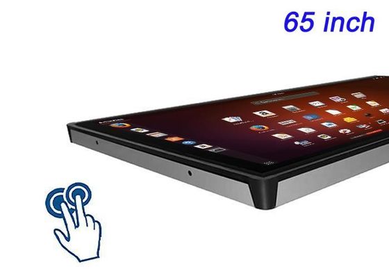 Display Linux Touch Embedded de 65 polegadas para salas de conferência, interfaces médicas avançadas, centros de controle e infraestrutura de cidades inteligentes
