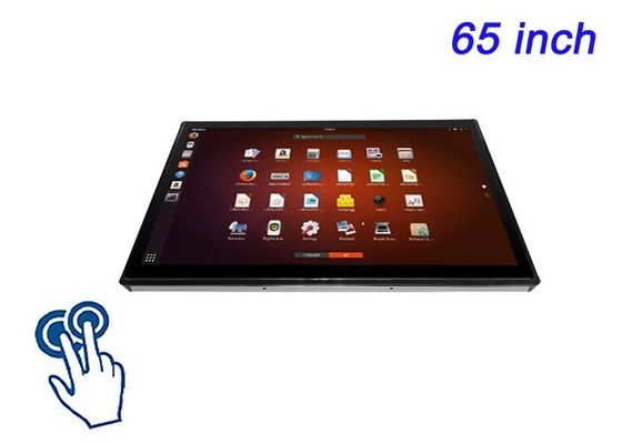 Display Linux Touch Embedded de 65 polegadas para salas de conferência, interfaces médicas avançadas, centros de controle e infraestrutura de cidades inteligentes