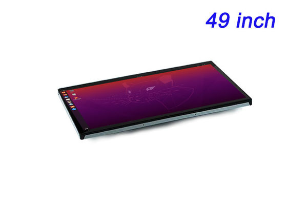 Display incorporado Linux de 49 polegadas para painéis corporativos, interfaces de estádio, monitoramento de fábrica e publicidade digital