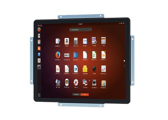 Monitor Linux embutido de 19 polegadas para sistemas de monitoramento de fábrica, redes de segurança, painéis educacionais e salas de controle de logística